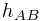 h_{AB}